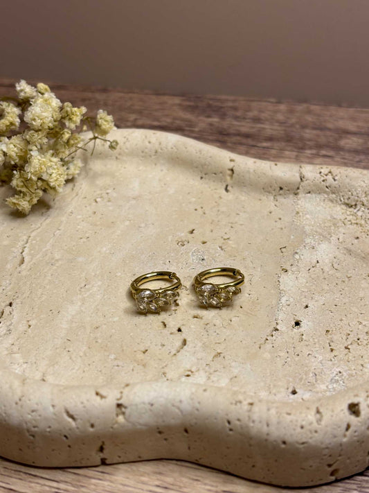 Boucles d'oreilles Rose